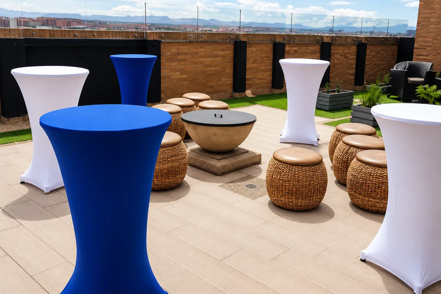 Cocteleras en terraza — ideas para eventos