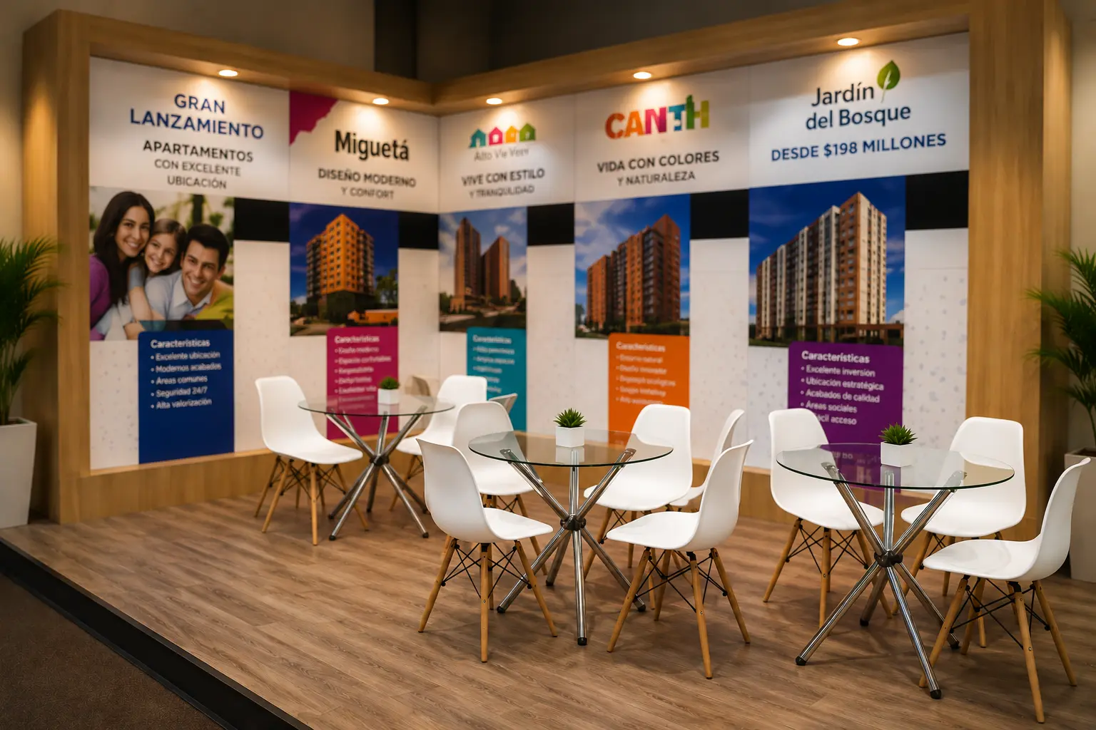 Stand de feria — ideas para eventos