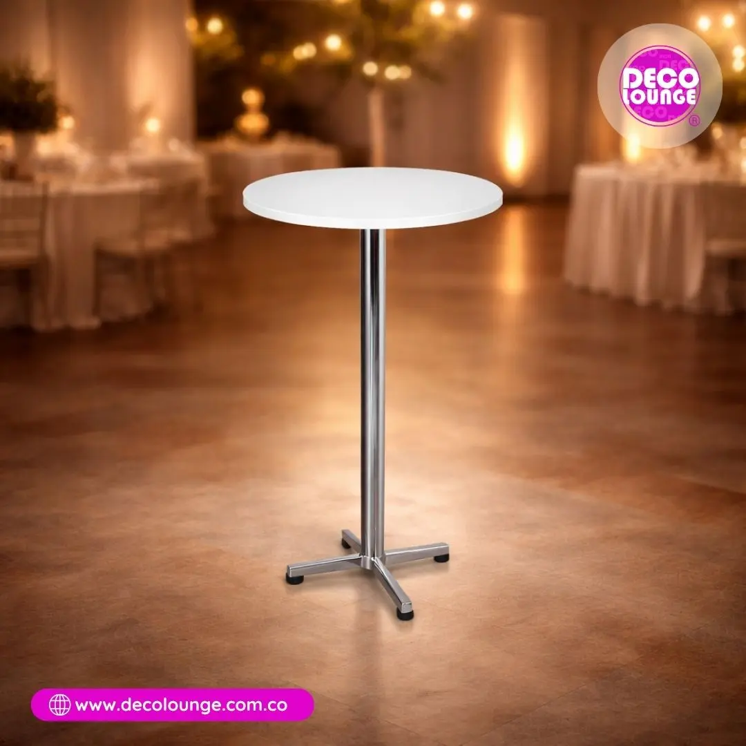 Mesa cóctel alta fórmica