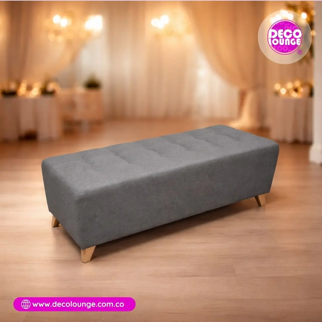 Puff doble Grey