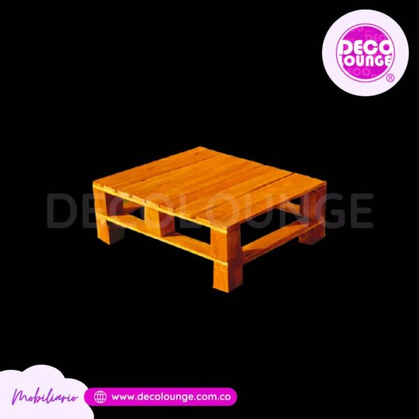 alquiler de mesa en madera