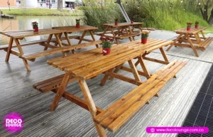 alquiler de mesas picnic para eventos en bogota