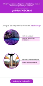 mobiliario para eventos