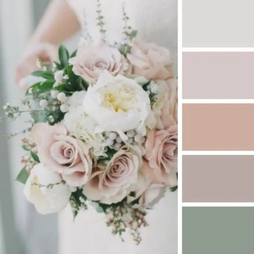 rosa empolvado para bodas decoracion