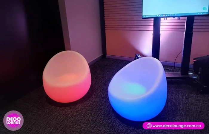 muebles con luces led para fiestas bogota