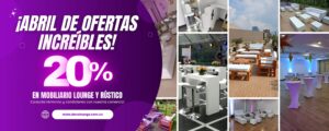 alquiler de mobiliario para fiestas en bogota - decolounge