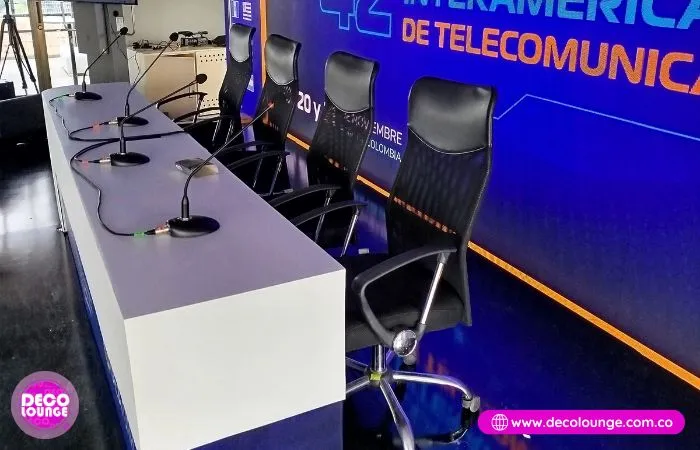 alquiler de mobiliario para conferencias bogota