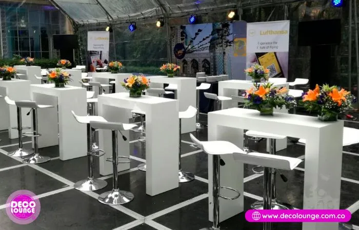 alquiler de muebles para congresos