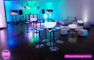 iluminacion LED para fiestas y eventos